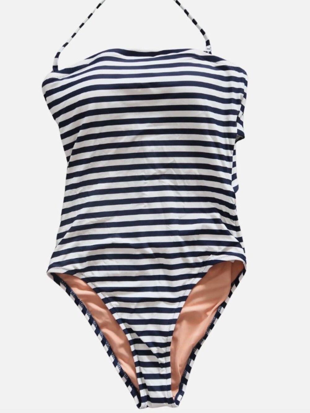 bra bandeau top. Bonus: timeless stripes.  Polyamide/elastane. Removable halter